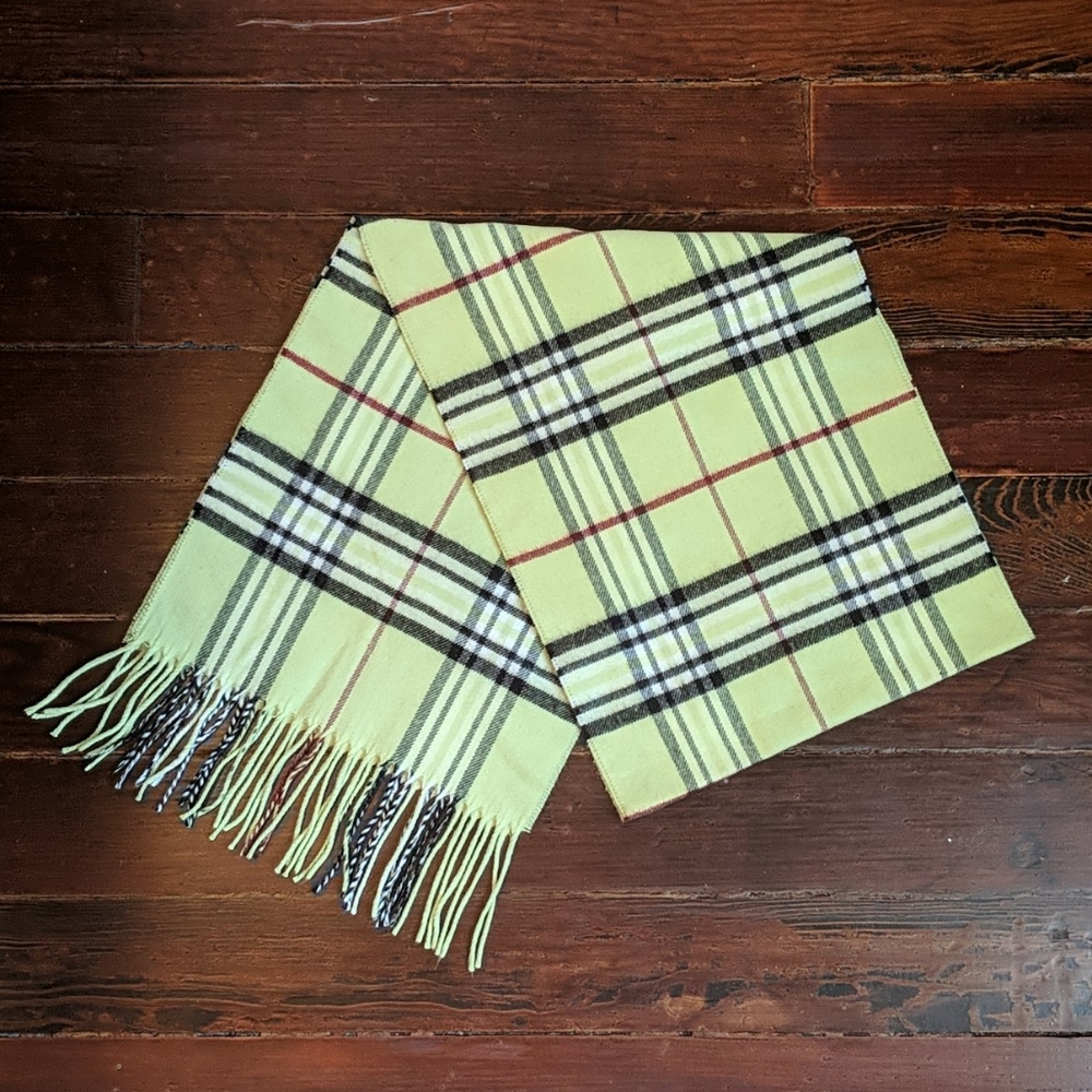 Tartan plaid scarf